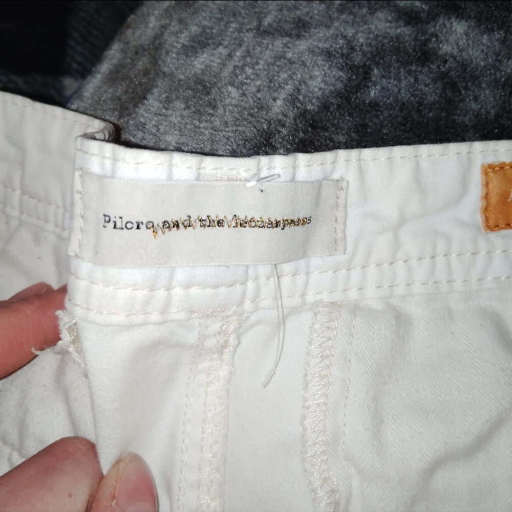PILCRO & THE LETTERPRESS anthropology High Rise White Jeans Size 32" - Picture 10 of 11